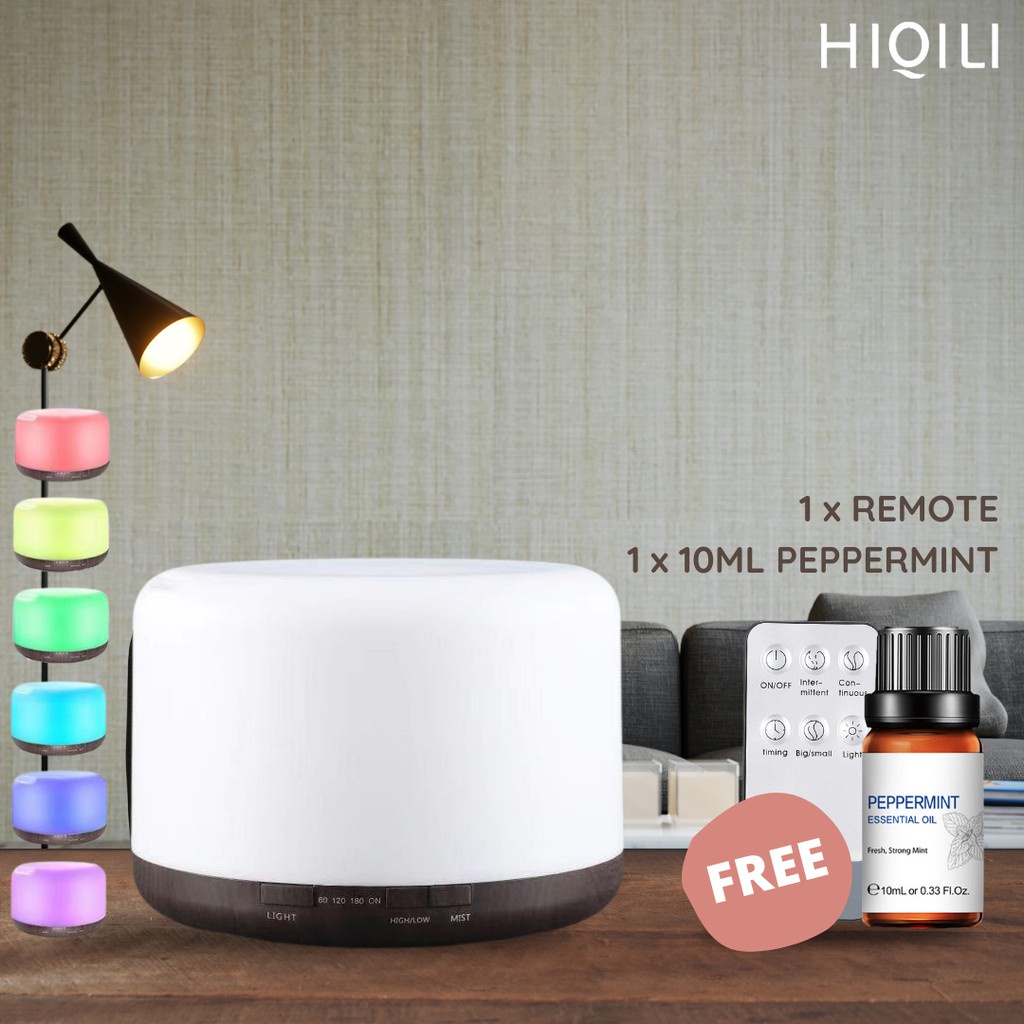 [SG Seller] 500ML Air Humidifier Aroma Diffuser Ultrasonic Diffuser