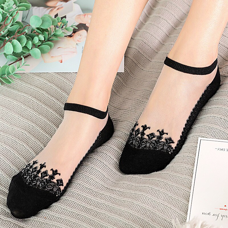 Set 10 Đôi Tất Hài Ren Công Chúa