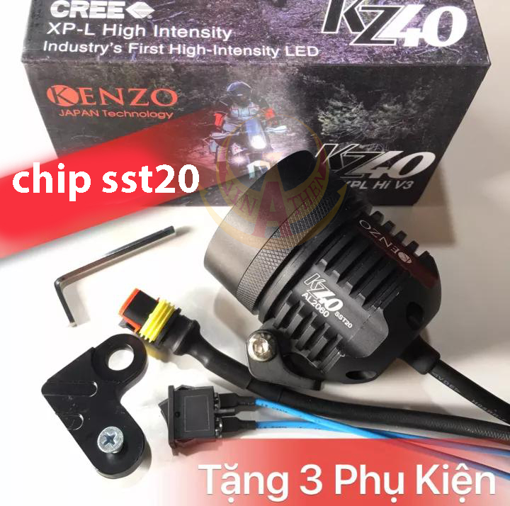 TRỢ SÁNG KZ40 CHÍP SST20 CÔNG SUẤT 45W MẪU KÍNH TÍM VỚI ĐỘ SÁNG ỔN ĐỊNH, ĐẸP MẮT 2025