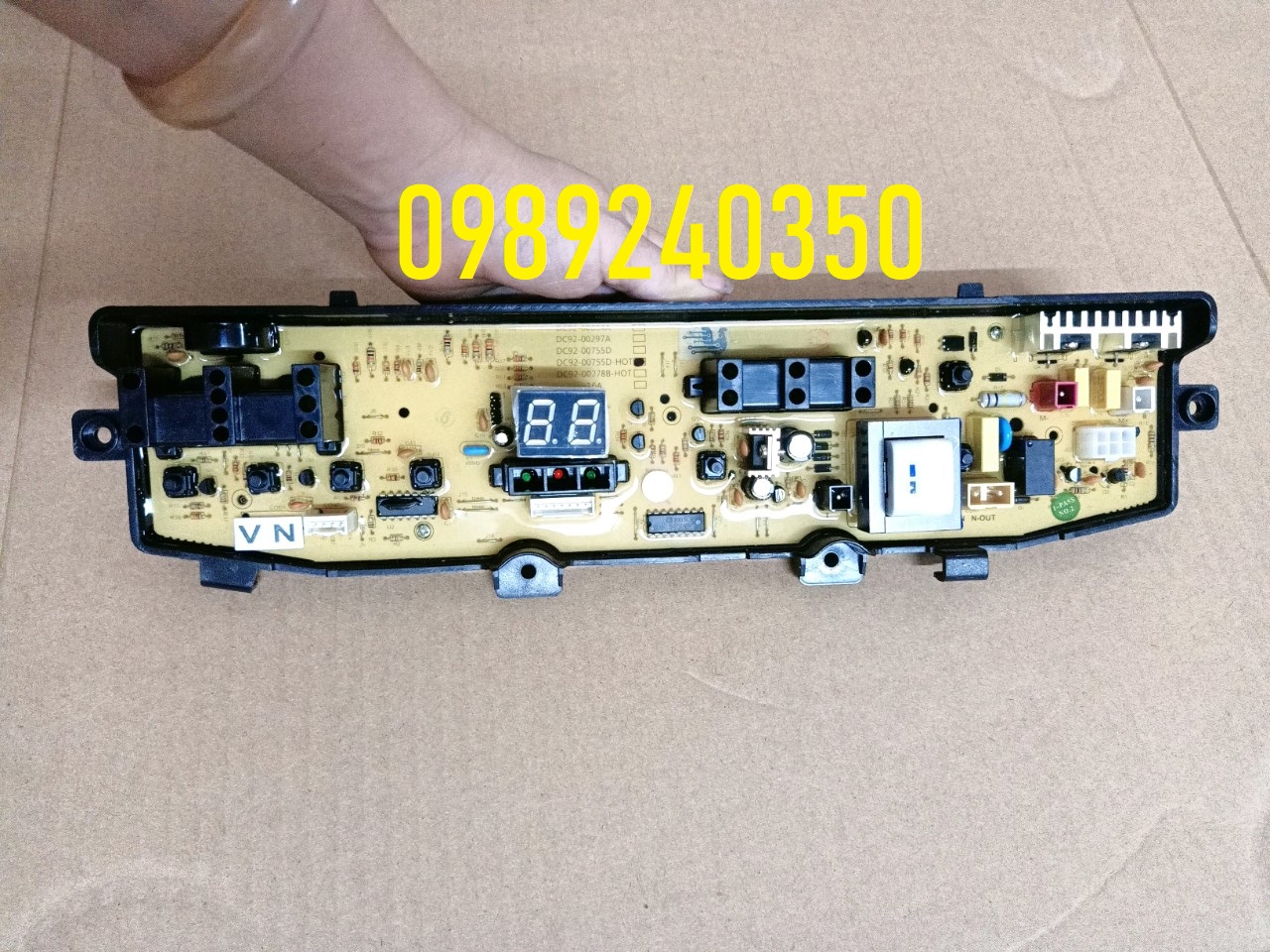 Bo mạch máy giặt Samsung 8kg WA10W9P cửa đứng