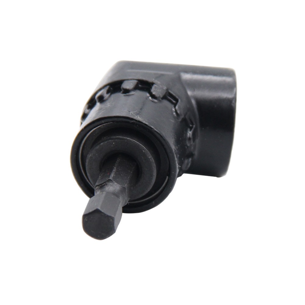 1Pcs Right Angle Drill Adapter Attachment Impact Driver Extension Hex Bit Socket 1/4" Durable Lasting To Use
