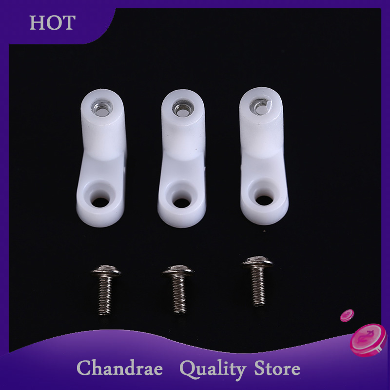 [Chandrae] 10pcs fixed plastic pcb mounting feet 20mm L type feet with screws