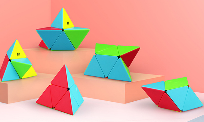 Biến Thể Rubik Tam Giác QiYi Pyraminx 2x2 Pyramid Cube