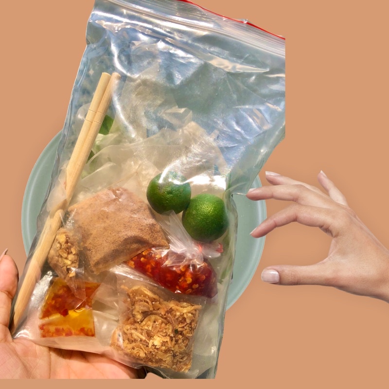 (Túi zip150GR) Bánh tráng sate ớt full topping siêu cayyy!!