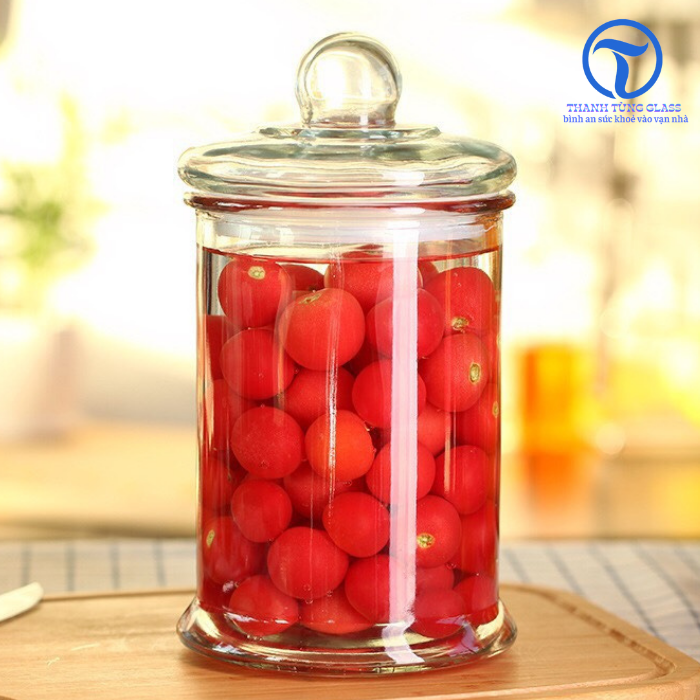 bình ngâm rươu thuỷ tinh 5 lít . không van