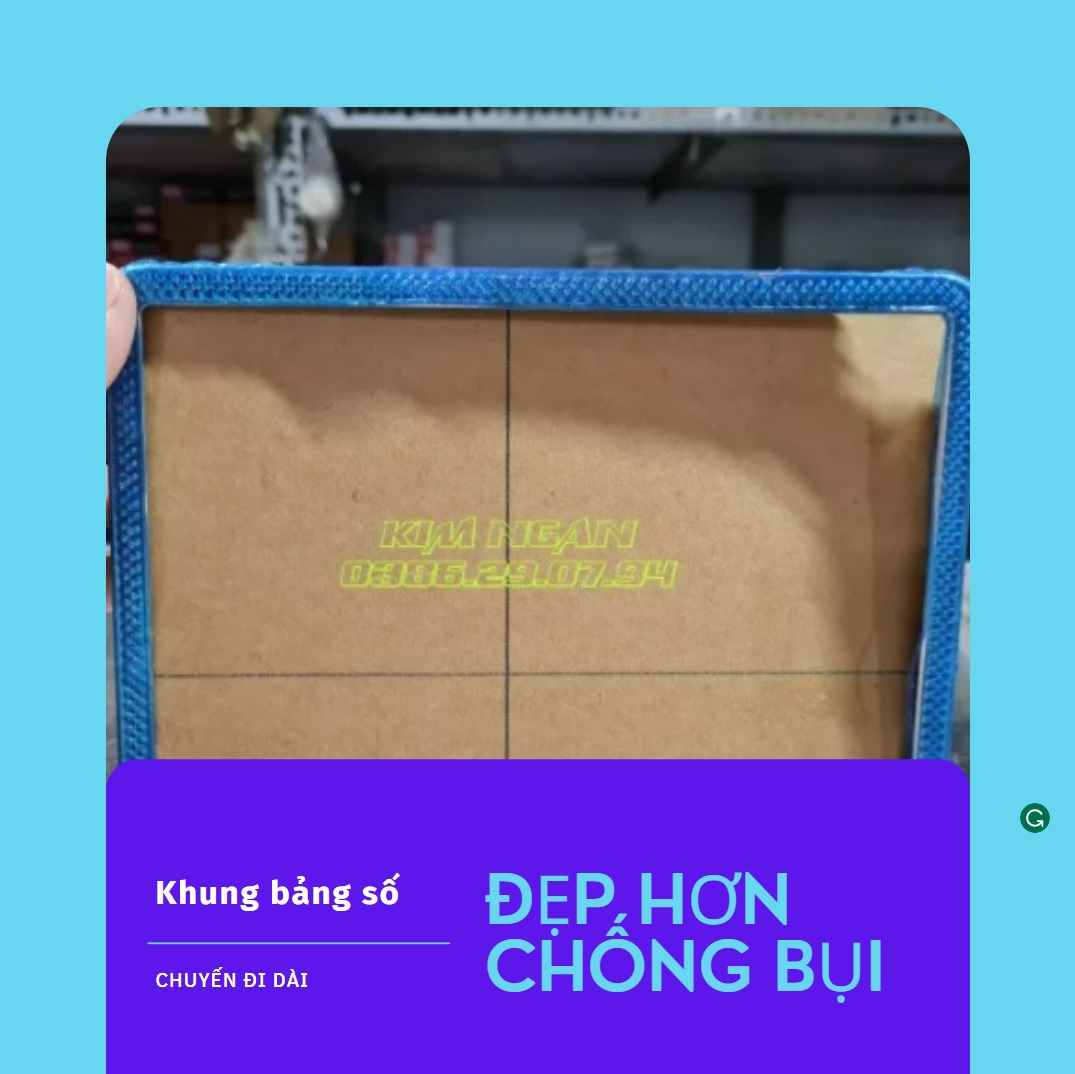 Khung biển số xe máy - chấm bi