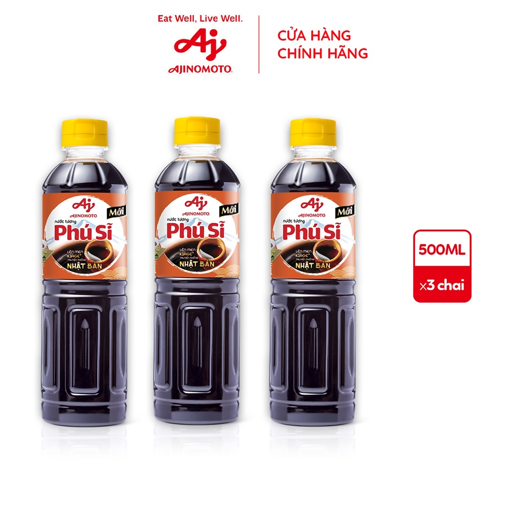 1 chai nước tương Phú Sĩ Ajinomoto (500ml/ chai)