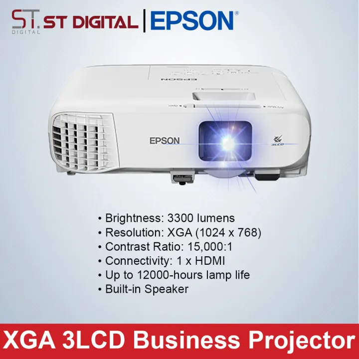 Epson Eb E01 Xga 3lcd Business Projector Eb E01 Ebe01 Replaced Model Of Eb S41 Lazada Singapore