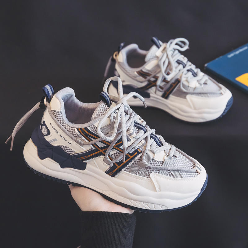 RENBEN Hong Kong style sneakers women's niche versatile dad shoes board shoes sneakers