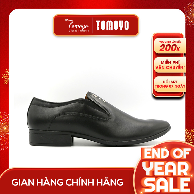 SIÊU SALE 6.6 | Giảm 30% đơn 199k - GIÀY DA NAM BIT LOAFER TOMOYO TMN06401