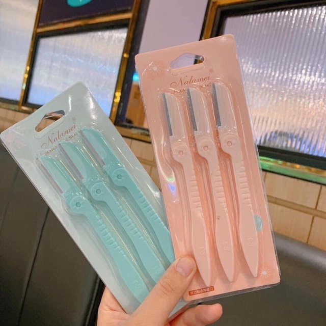 Set 3 Dao Cạo Lông Mày Nalamei