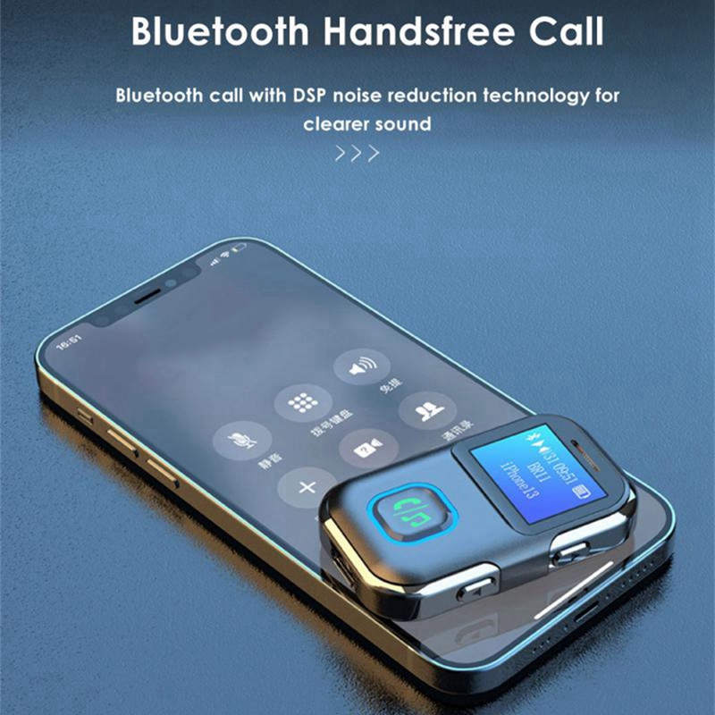 BR11 Car Bluetooth Audio Receiver 3.5mm Wireless Audio Adapter Receiver Portable MP3 Player