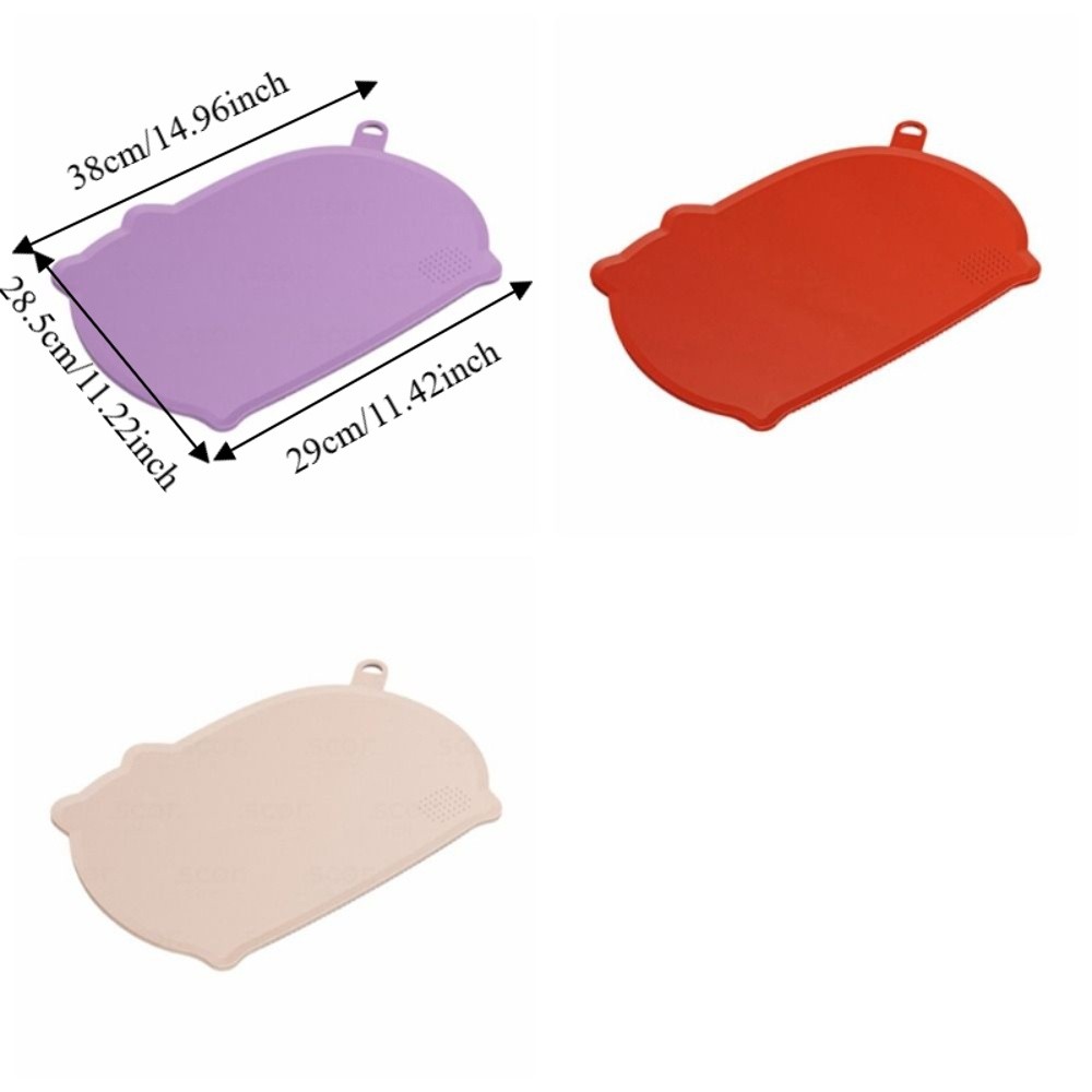 Multi-Purpose Non-Slip Anti-Mildew Cutting Board Double-Sided Thickened Chopping Board Soft Hangable Fruit Cutting Board Restaurant