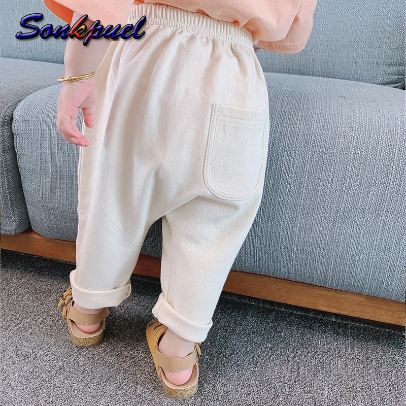 Yellow Knitting Cotton Pants for Girls Baby Leggings Ribbed Casual Sport Pant  Trousers for Children Kids Tights Boys Sweatpants - AliExpress