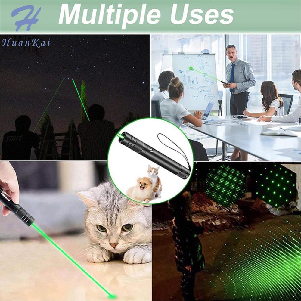 HK 10000m USB Charging Laser Torch Green Laser Pointer High Powerful Dot Single Starry Burning Match