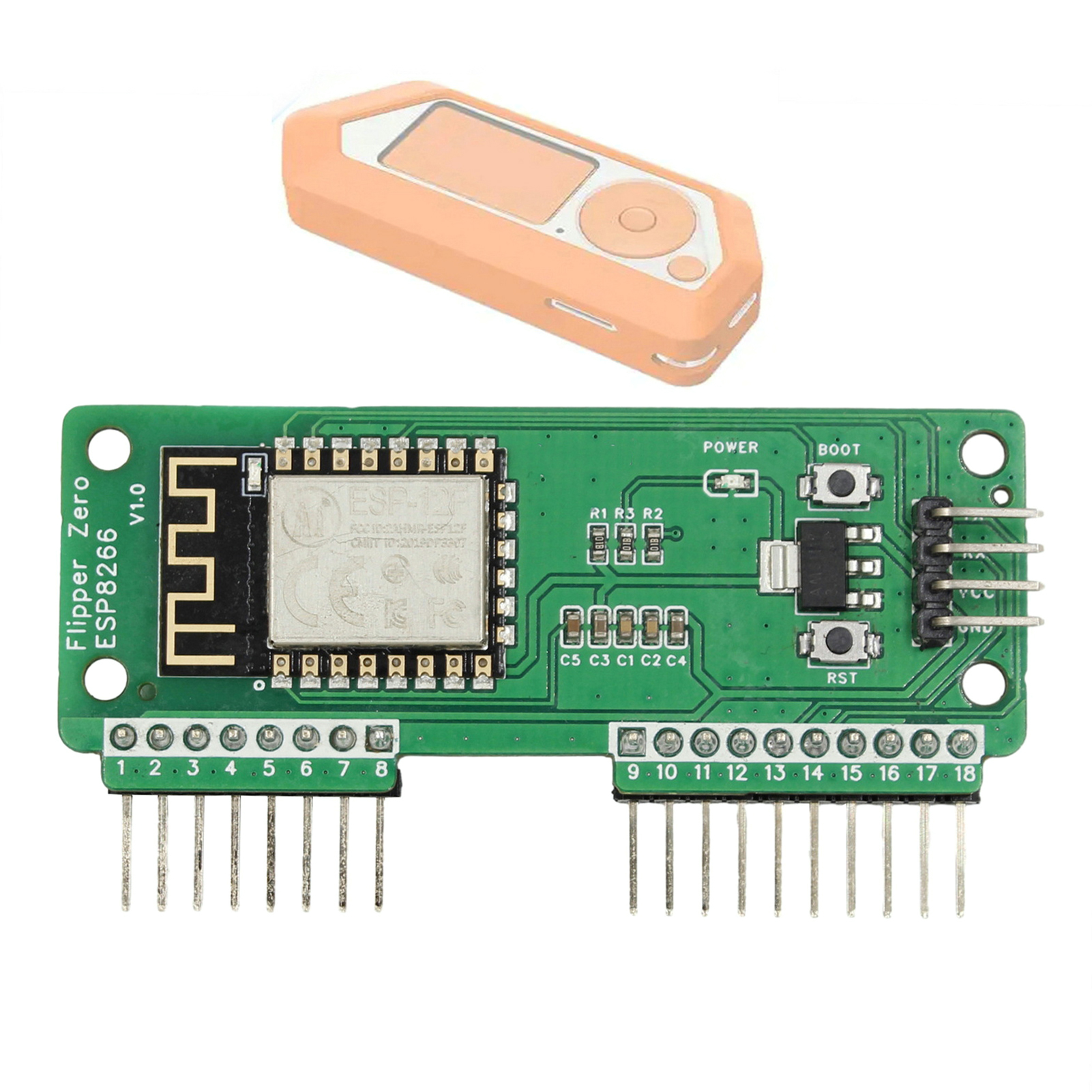 Wi-fi Module Board Wi-fi Module Development Board Portable Wi-fi Scanner and Deauther Module for Wide Compatibility Flipper Zero