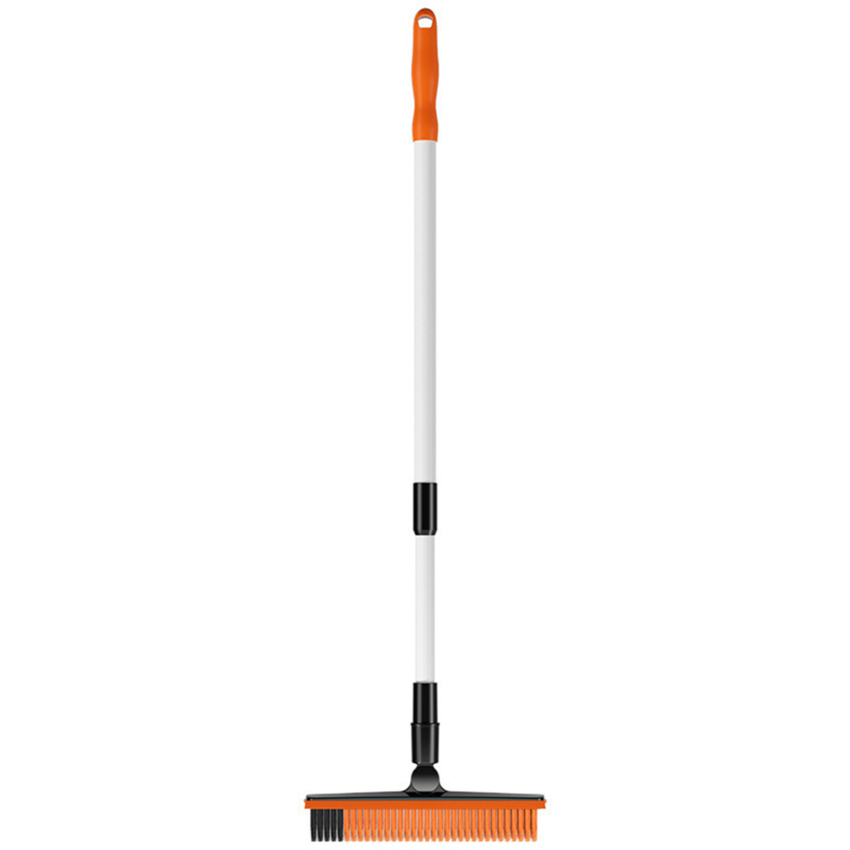 Household Cleaning Brush Floor Scrub Bathroom Cleaning Tools Silicone Scraper Toilet Brush Rotary Brush For Cleaning Tile Tools