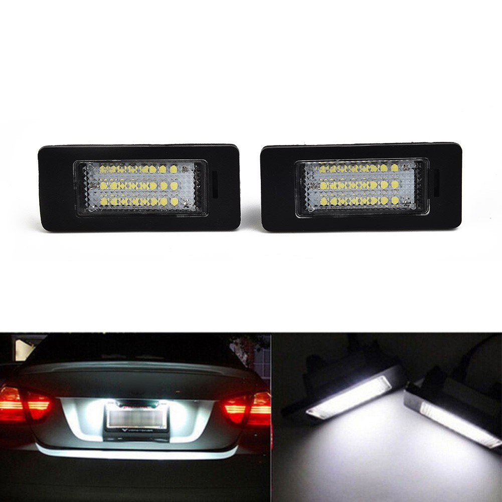 【Overauto】 Stylish LED License Plate Lights for BMW E90 M3 E92 E70 E39 F30 E60 E61 E93