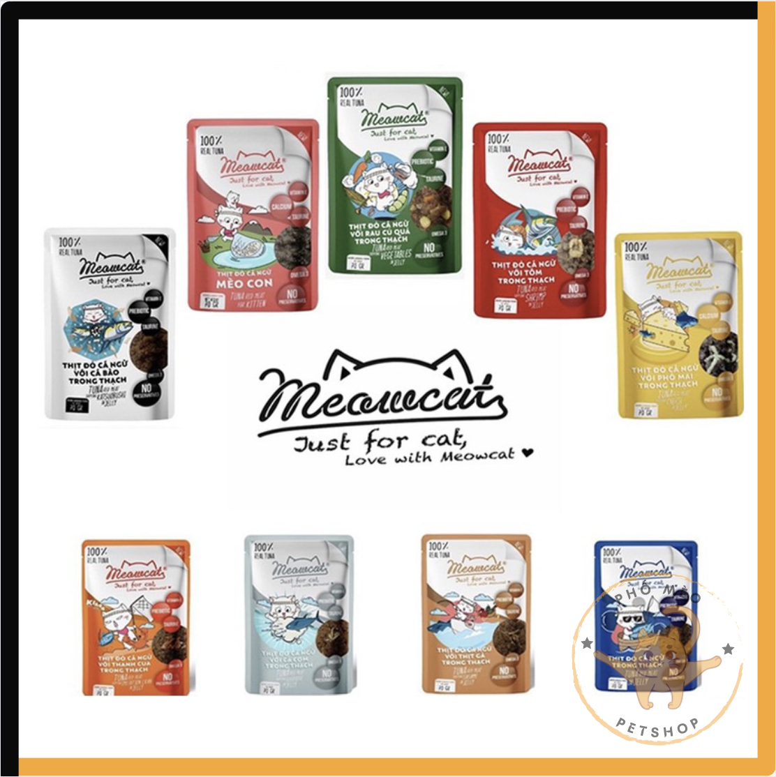 Pate mèo Meowcat 70g - 9 Vị