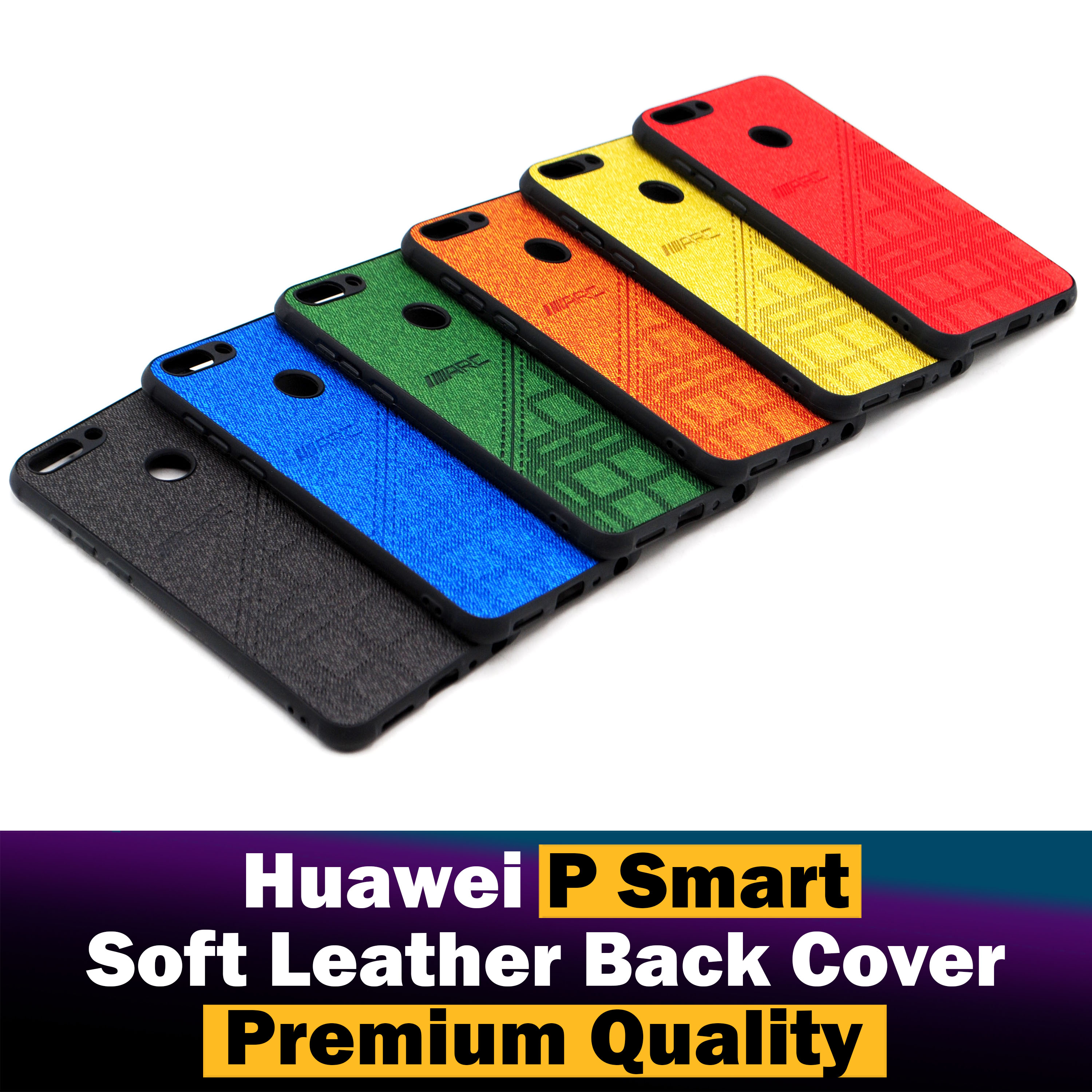 Huawei P Smart Back Cover Soft Leather Markhor Style Case For P Smart. 