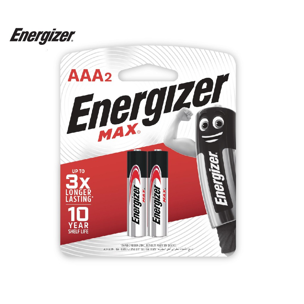 Pin AAA Energizer Max E92 BP2 - Vỉ 2 Viên