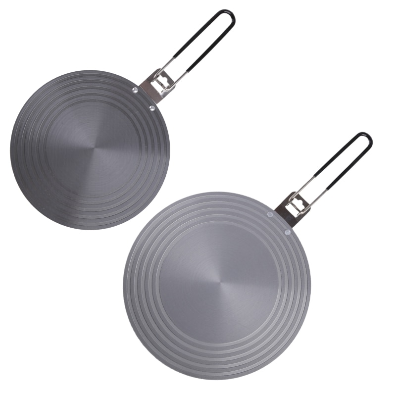 【In-Stock】 Heat Diffuser Simmer Ring Plate With Foldable Handle 24/28cm Thawing Plate Cooking Diffuser For Electric Stove