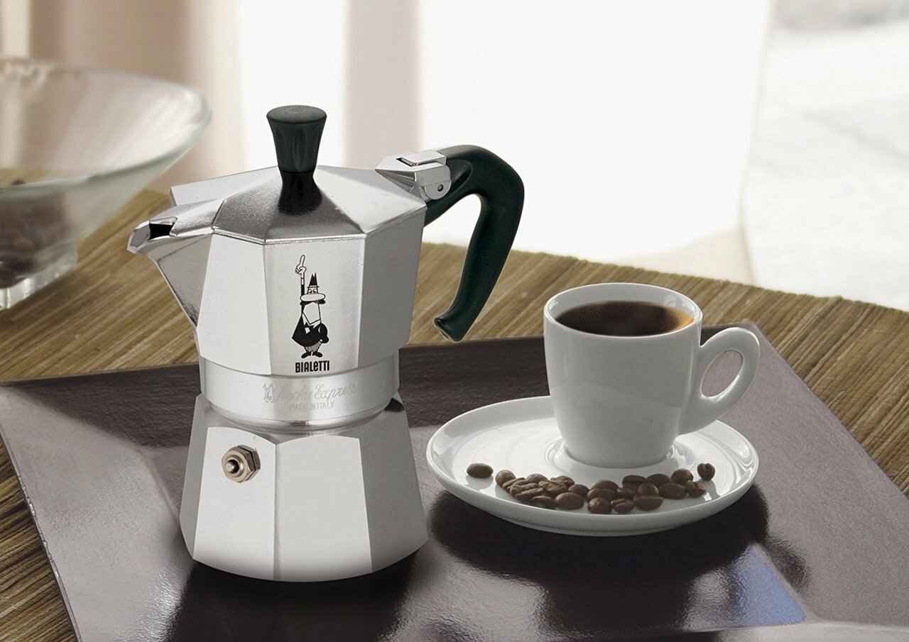 [HCM]Ấm pha cà phê Bialetti Moka Express 6 Cups - Made in Italy