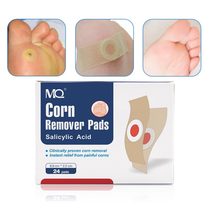 Local delivery Aliver 24Pcs Feet Corns/ Warts Removal Patch Pain Relief ...