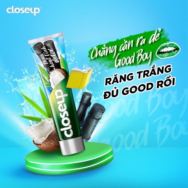 Kem Đánh Răng Closeup Trắng Răng Thơm Mát - Tuýp 180G