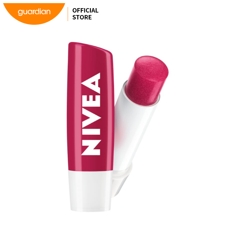 Nivea Lip Cherry Shine Caring Lip Balm 4 8g Lazada