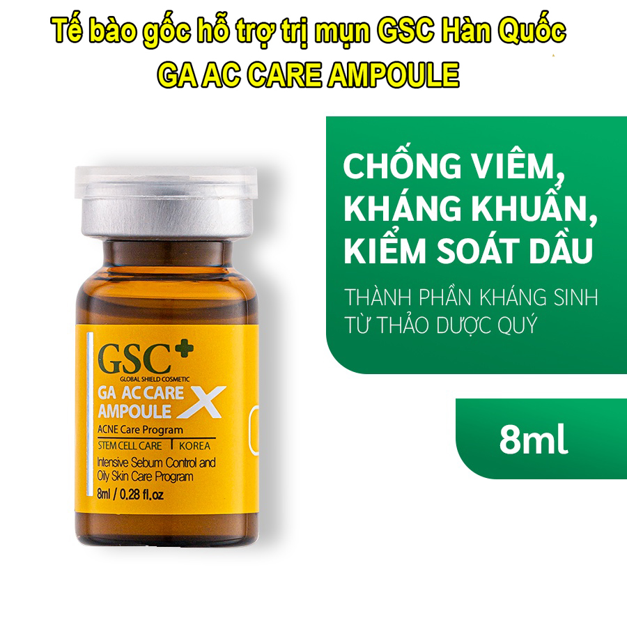 Tế bào gốc mụn GSC GA AC Care Ampoule ( HÀNG CHÍNH HÃNG )