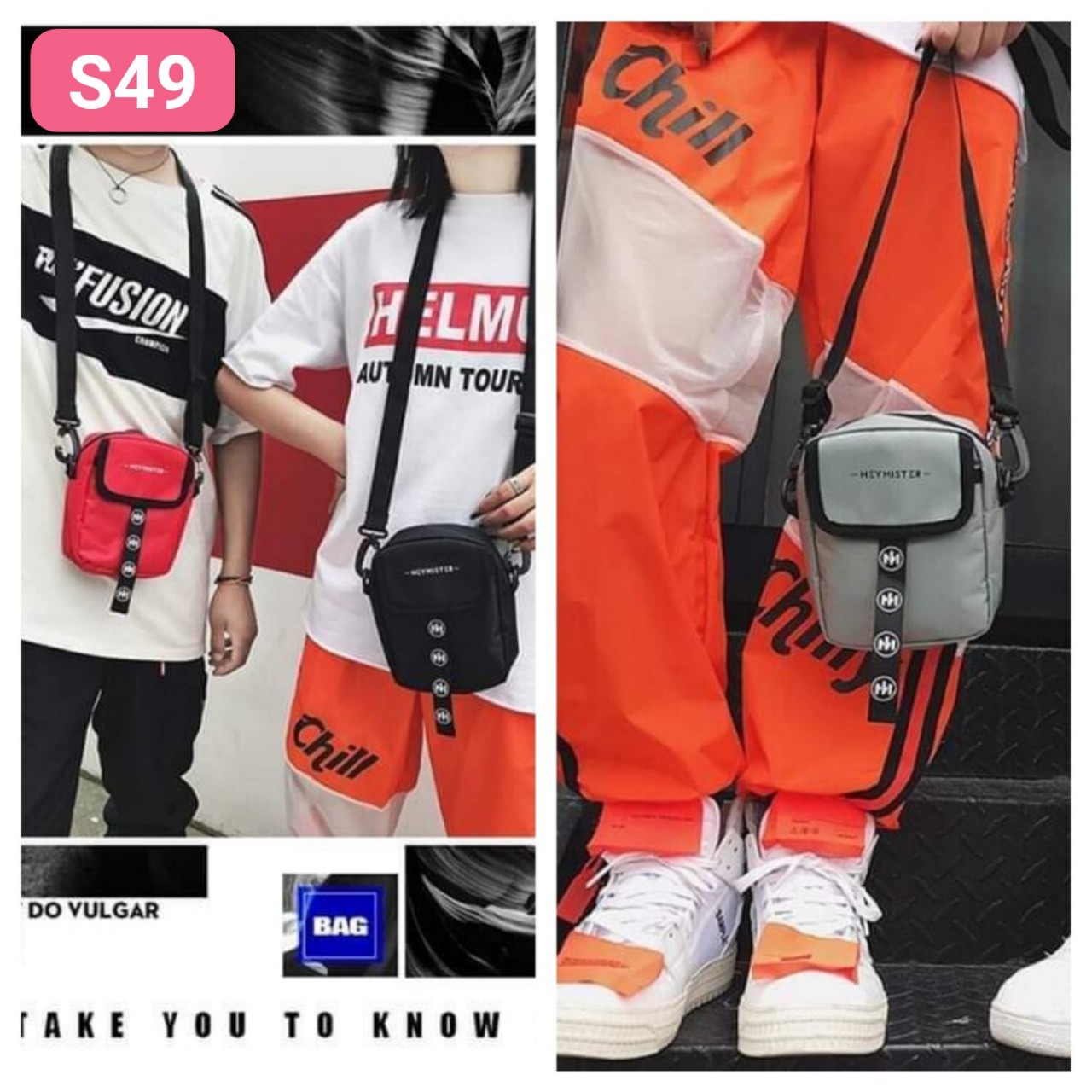 túi đeo chéo hàn quốc nam nữ