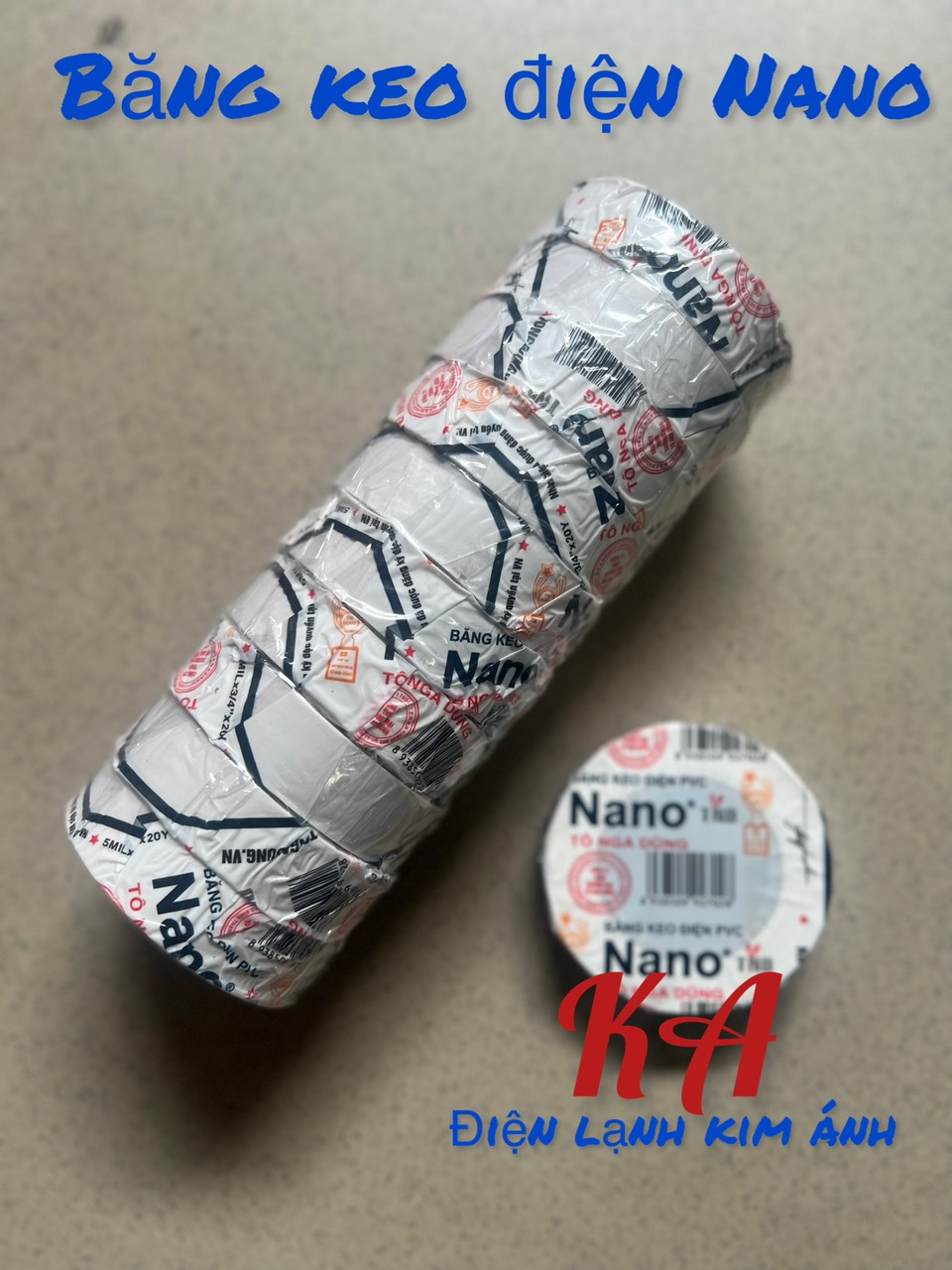 Combo 10 Cuộn (1 Cây ) Băng keo điện Nano