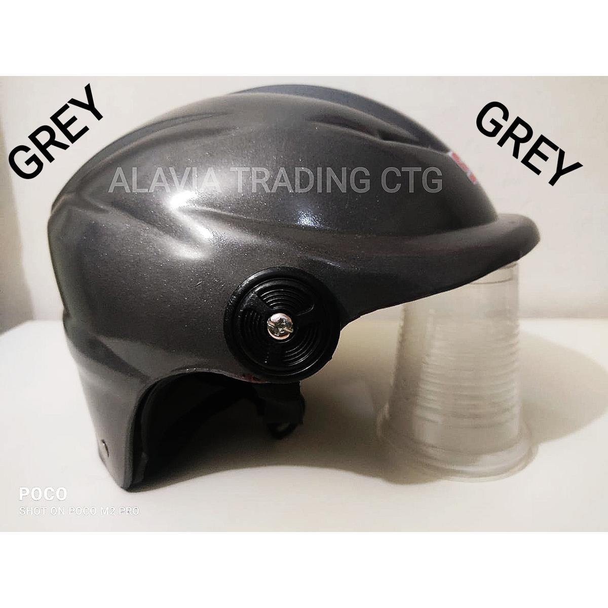 Open Face Bike Helmet for Men and Women-Black/Red/Blue/Pink/Green