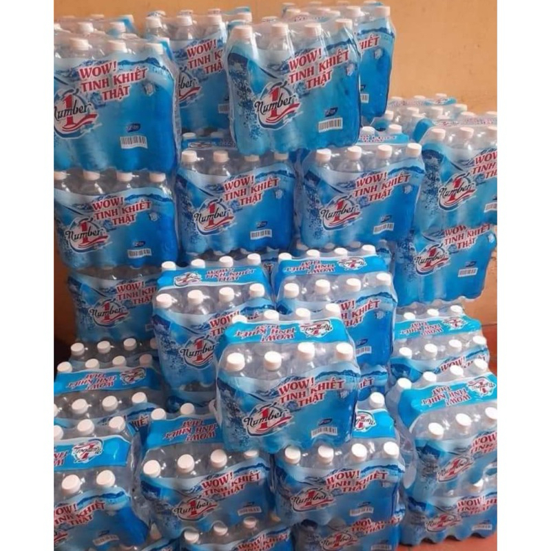Lốc 12 chai nước suối Number One chai 500ml