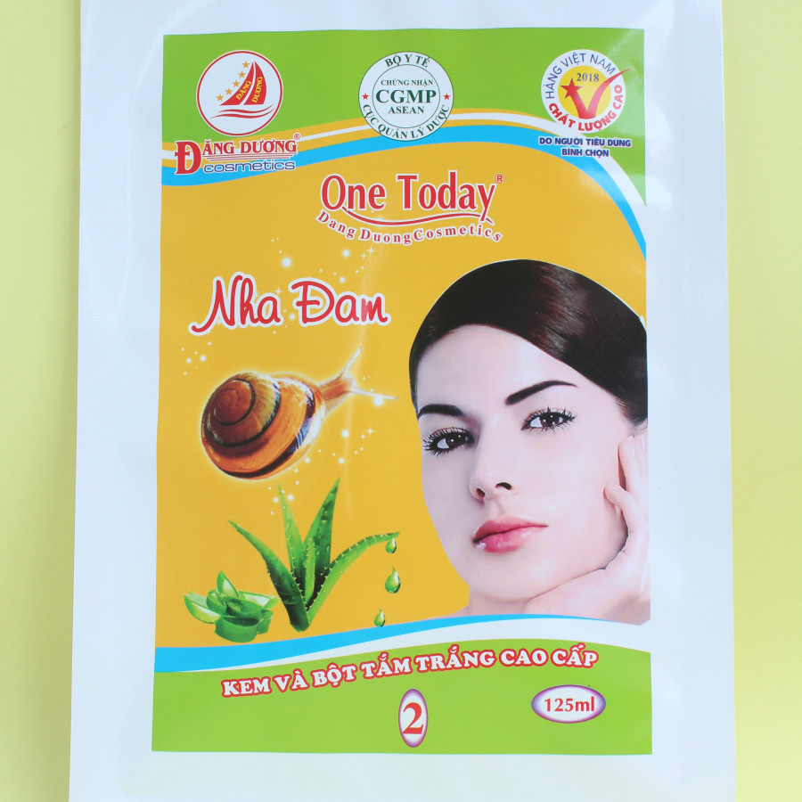 KEM VÀ BỘT TẮM TRẮNG ONETODAY 120G