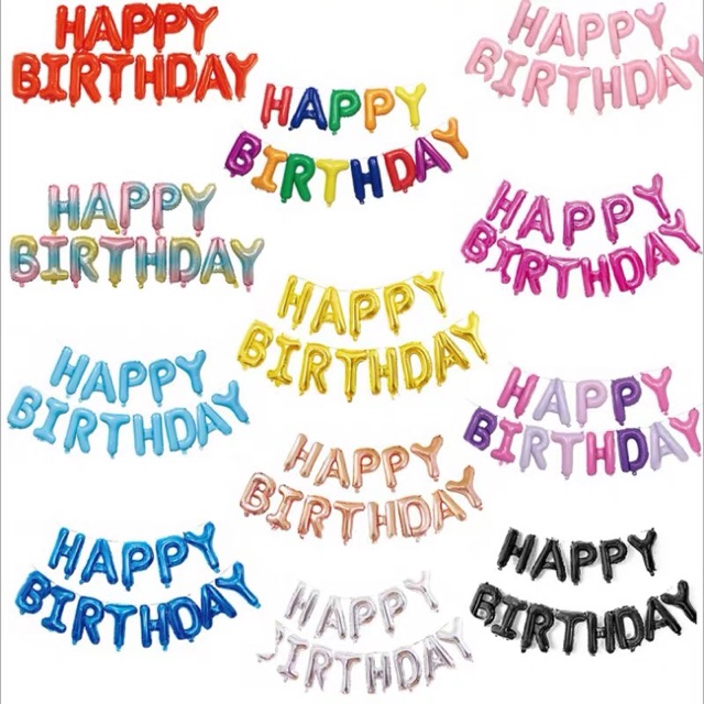 Bóng happy birthday