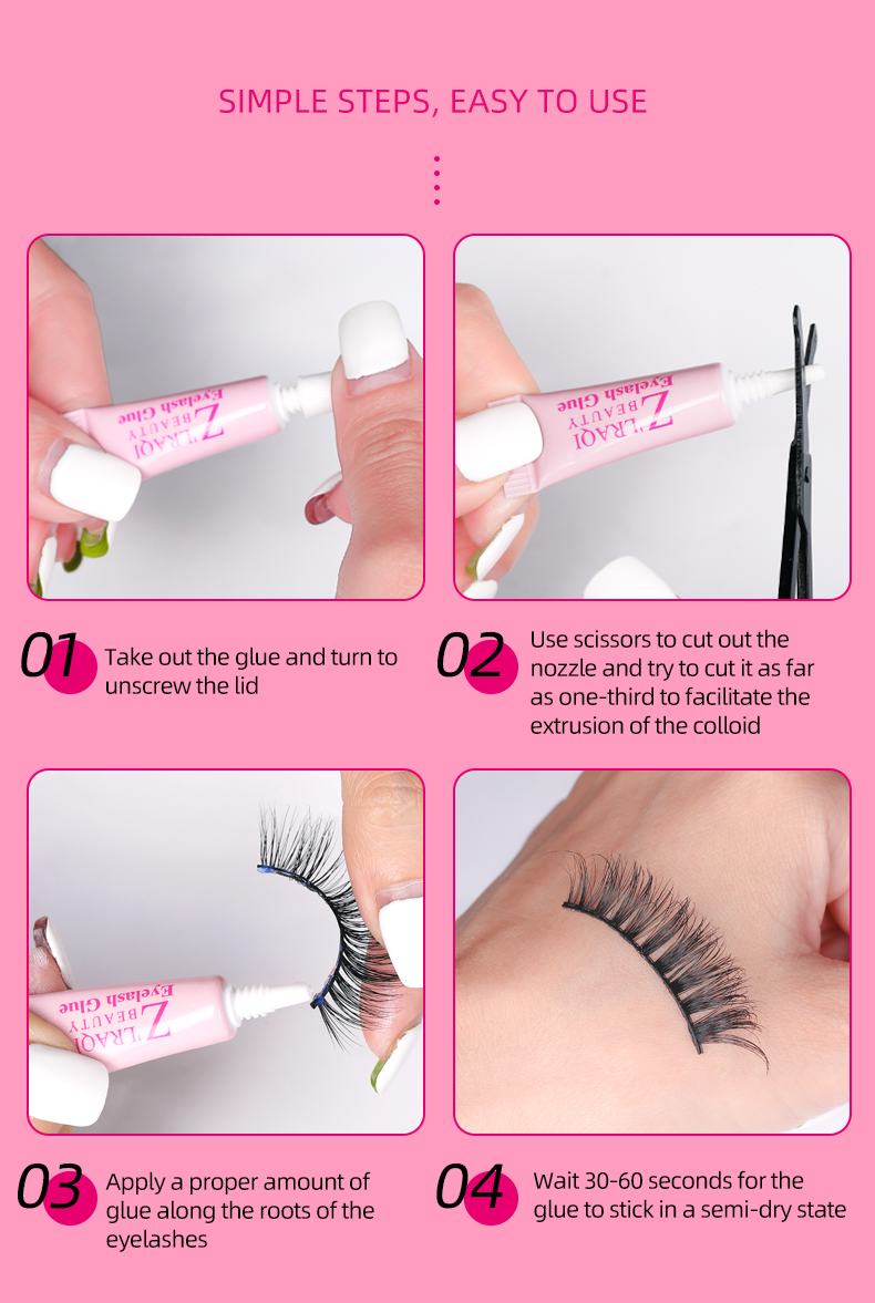 Eyelash Glue Waterproof False Eyelashes Adhesive Strong Makeup Tools