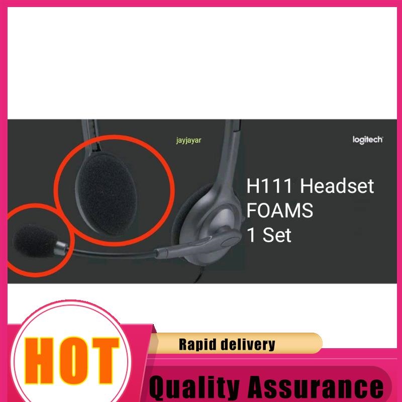 Logitech H111 Ear foams and Microphone foam Cushions Earpads Lazada PH
