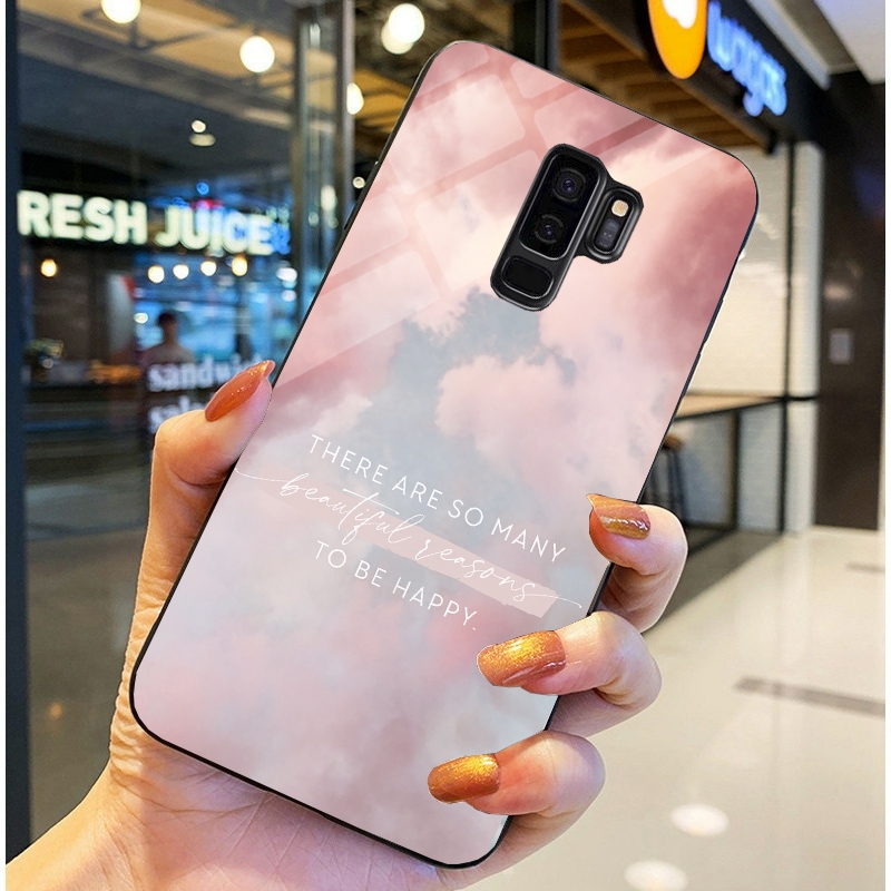 Ốp lưng samsung s9, s9 plus lưng kính cường lực cao cấp, sang trọng