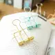 【Toy life hall】3 Types Paper Clips Hollow Binder Clips Stainless Steel Document Files Holder Notes Clips DIY Bookmarks Supplies. 