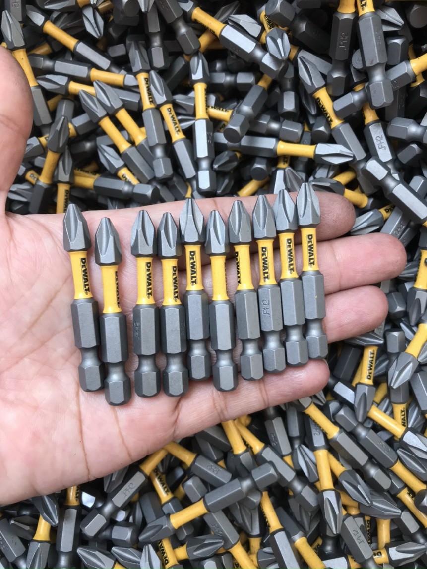 MŨI BẮN VÍT DEWALT PH2 5.2CM  BỘ 10 MŨI CÓ TỪ