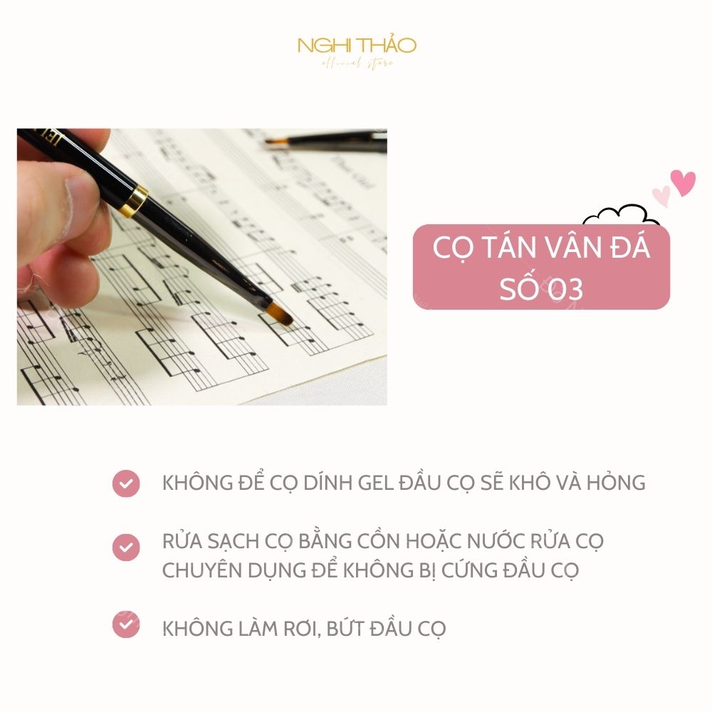 Cọ đắp gel tán vân đá Jeliva 03