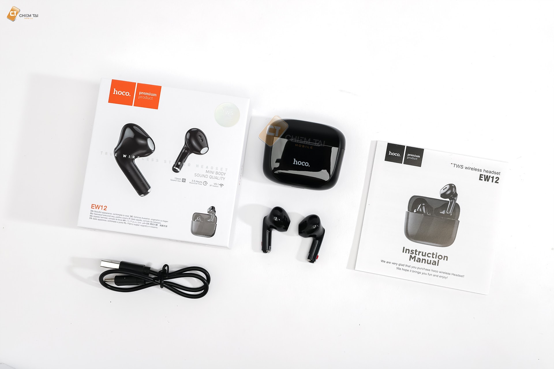 Tai nghe Bluetooth True Wireless Hoco EW12