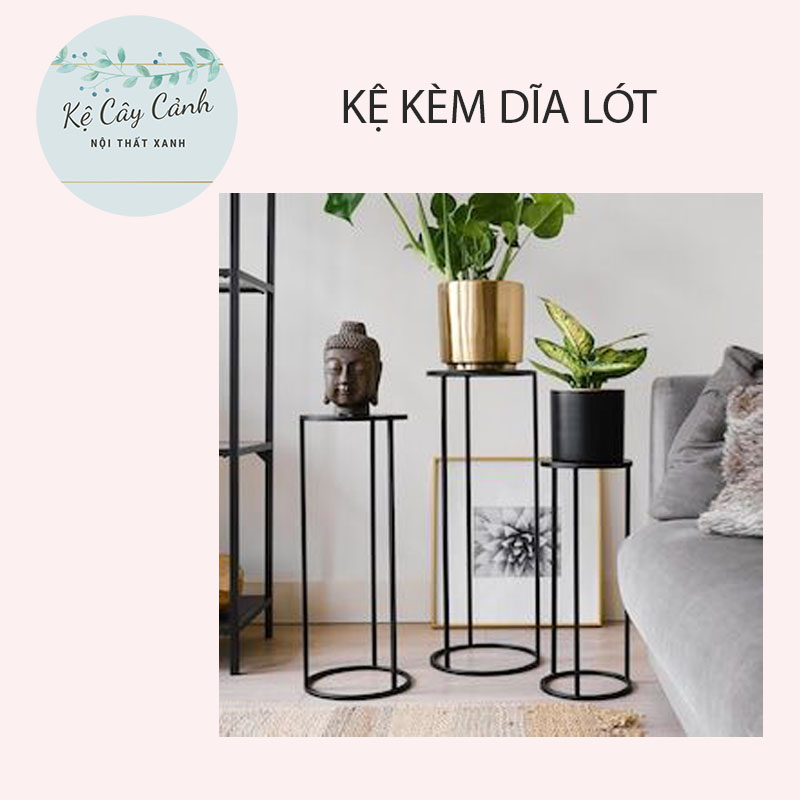 Kệ cây cảnh chân tròn sang trọng phụ kiện không thể thiếu cho nội thất hiện đại