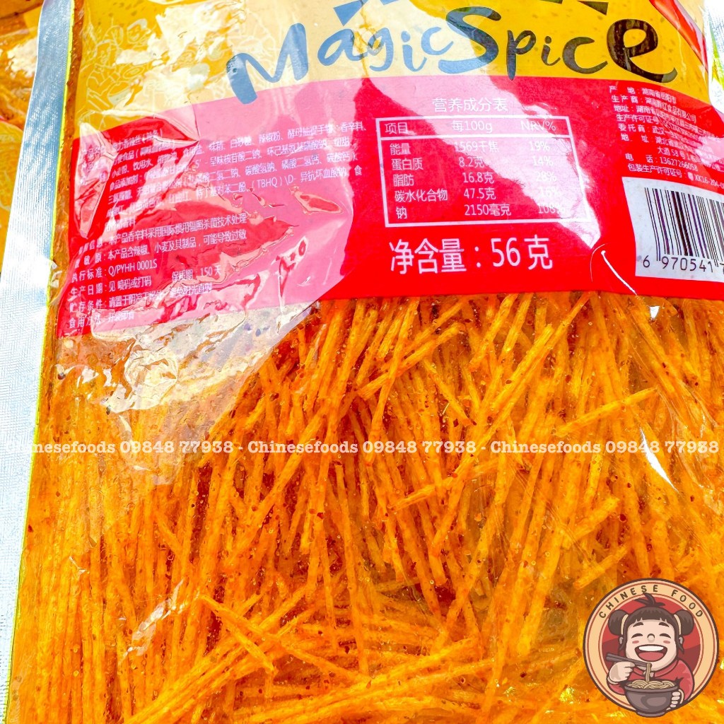 Tăm Cay Magic Spice Ăn Vặt Tuổi Thơ Que Cay