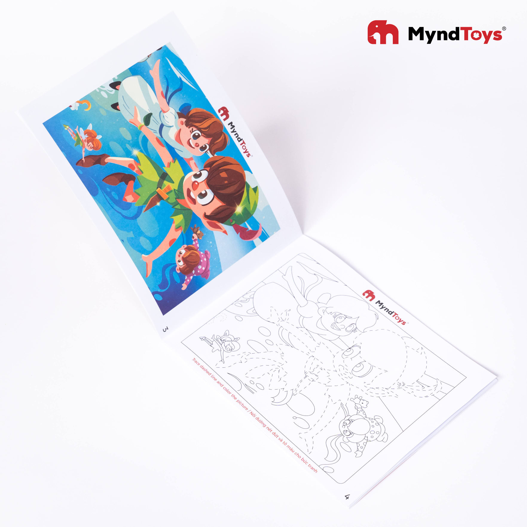Tập tô màu myndtoys cao cấp nhiều chủ đề cho bé từ 3 tuổi - rinstore - ảnh sản phẩm 2
