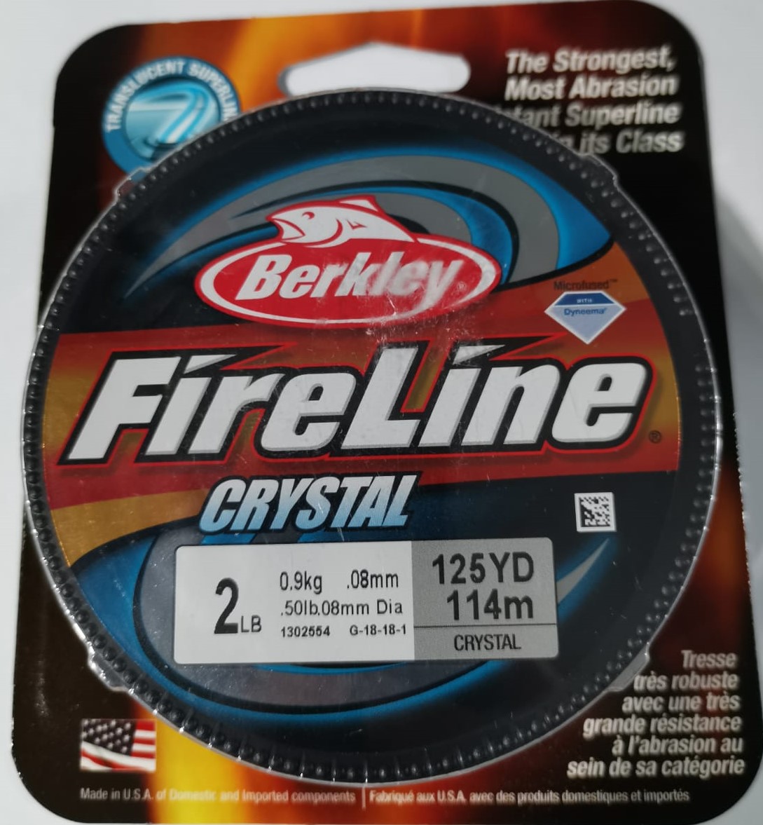 Berkley Fireline Crystal; 2lb; 125 yd 114m;