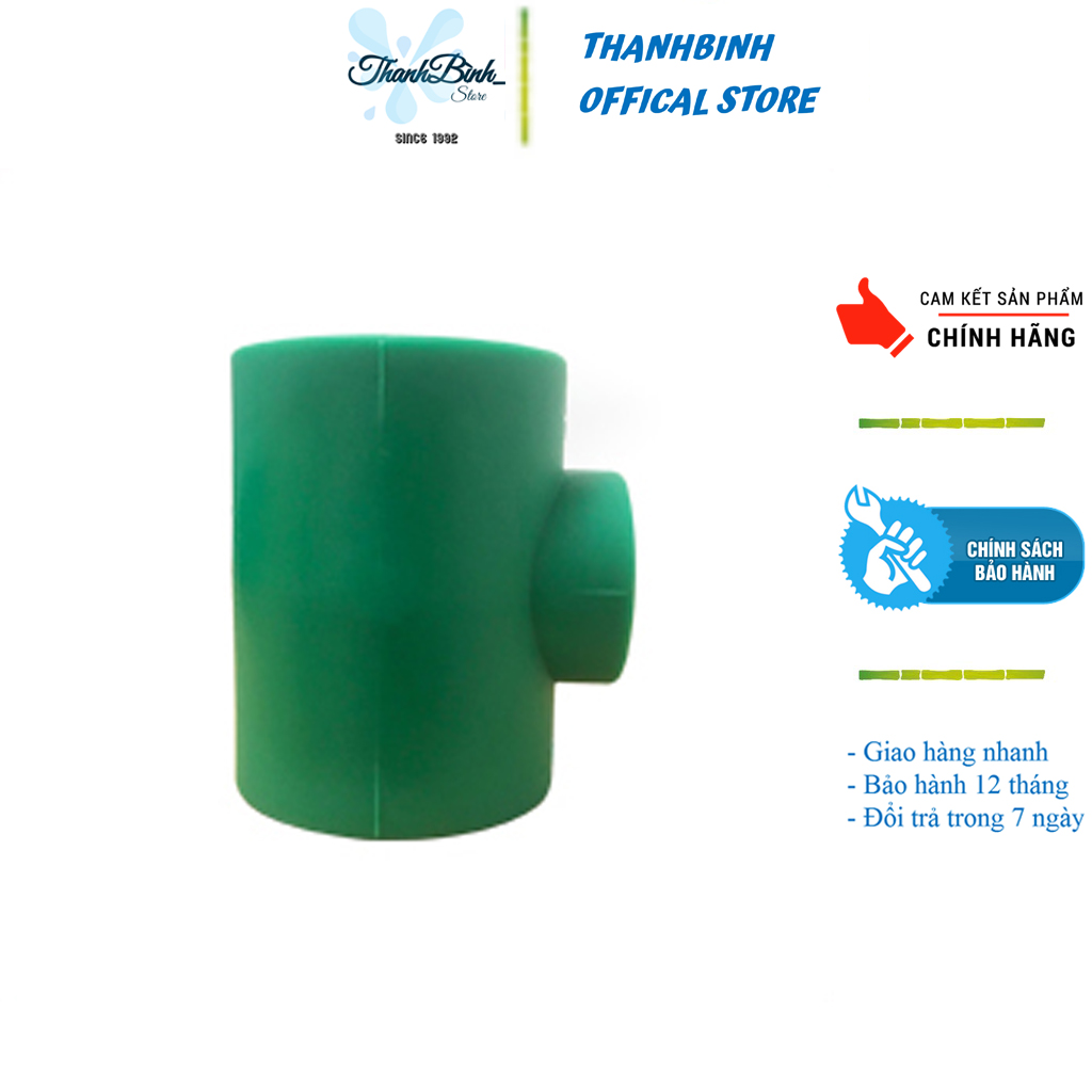 Tê thu nhiệt 32 mm/ tê thu 90 độ ppr phi 32 mm- europipe