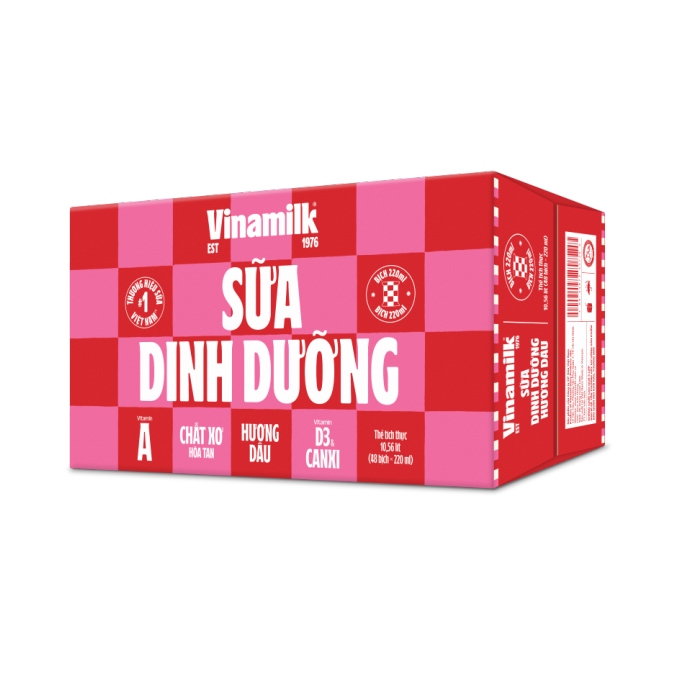 Thùng 48 bich sữa dinh dưỡng vinamilk 220ml
